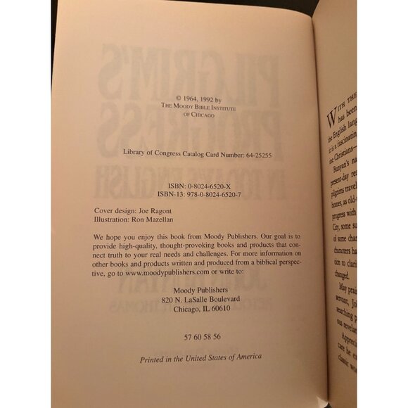 Pilgrims Progress In Todays English By John Bunyan Retold By James H. Thomas - Picture 5 of 10